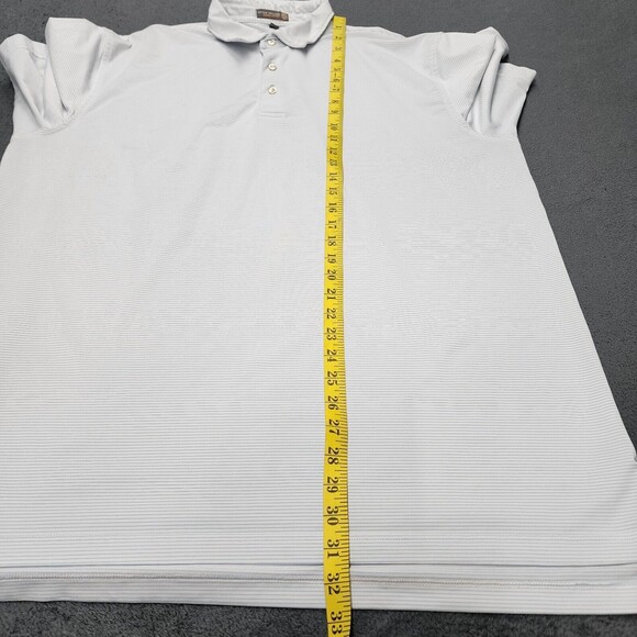 Peter Millar Men's Summer Comfort Striped Poly/Spandex Golf Shirt Size XL - Picture 6 of 10